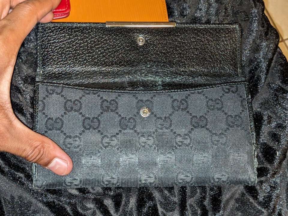 Designer × Gucci Gucci Long wallet black Size ONE SIZE - 2 Thumbnail
