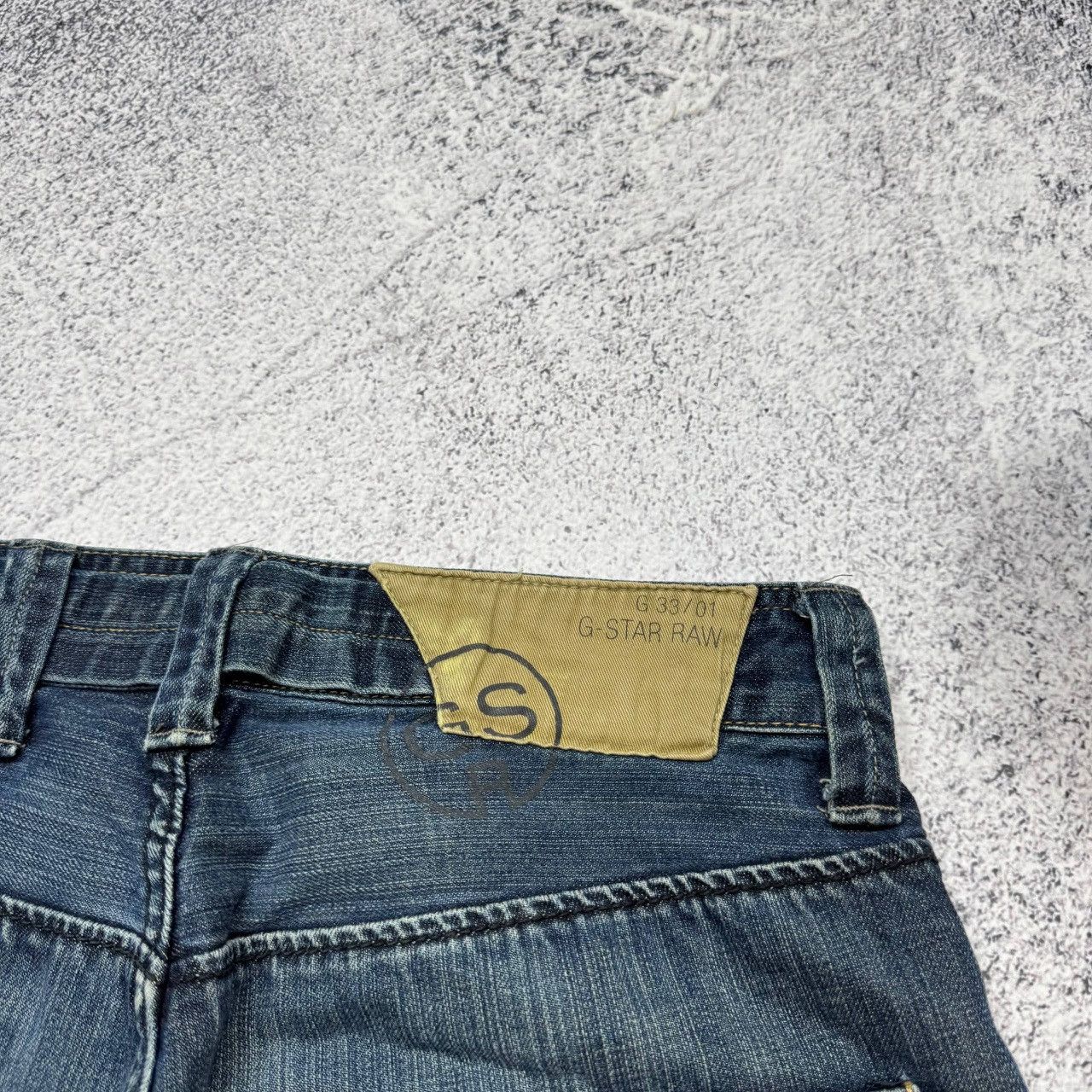 G-Star Vintage G-Star Raw Denim Baggy Y2K Jeans Short Mens Sz 32 Size US 32 / EU 48 - 6 Thumbnail