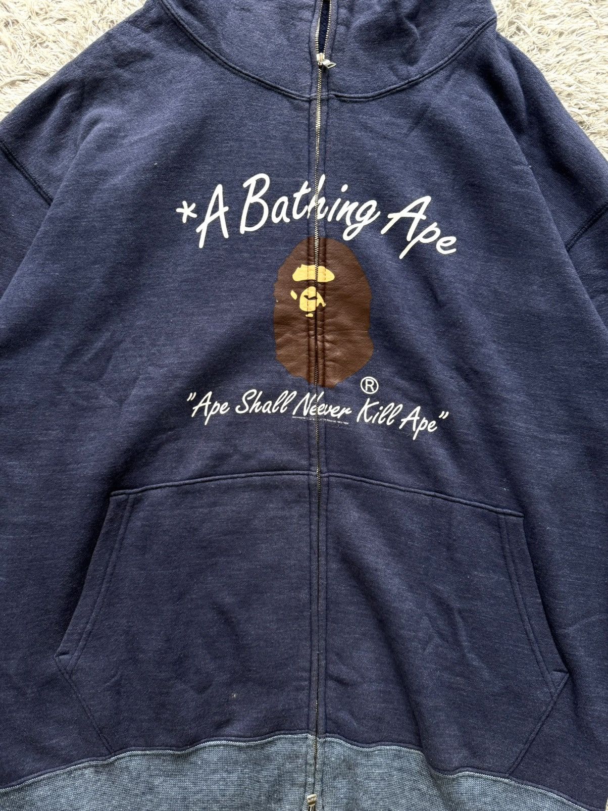 Bape VINTAGE Y2K BATHING APE CLASSICS ZIP UP HOODIE Size US L / EU 52-54 / 3 - 3 Thumbnail