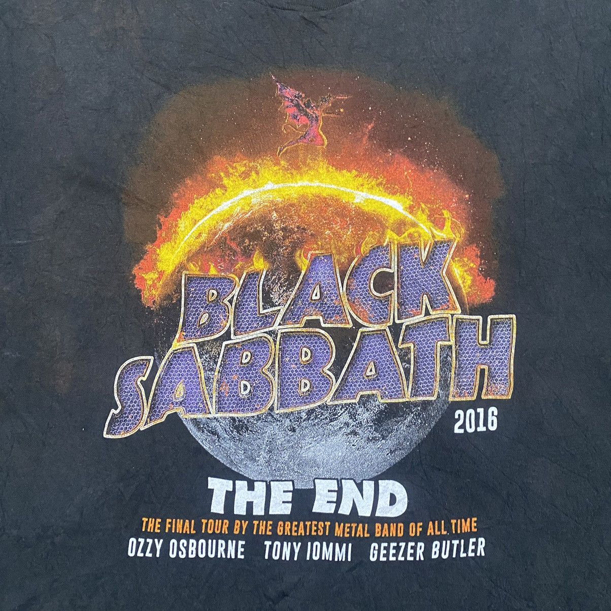 Black Sabbath ©️2016 Black Sabbath Tour Shirt The End Ozzy Osbourne Size US XL / EU 56 / 4 - 3 Thumbnail