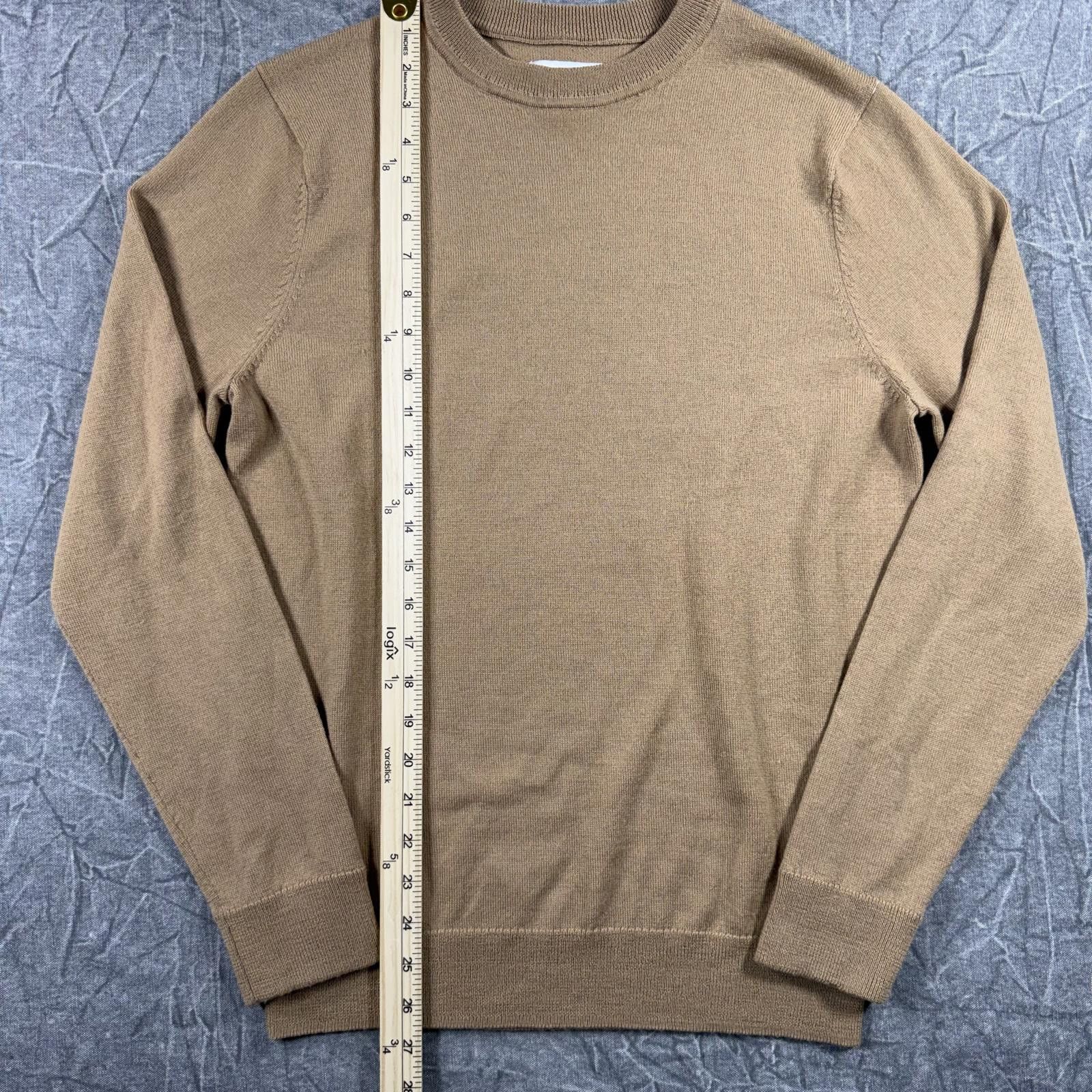 Nordstrom Nordstrom Sweater Men's S Brown 100% Washable Merino Size US S / EU 44-46 / 1 - 3 Thumbnail