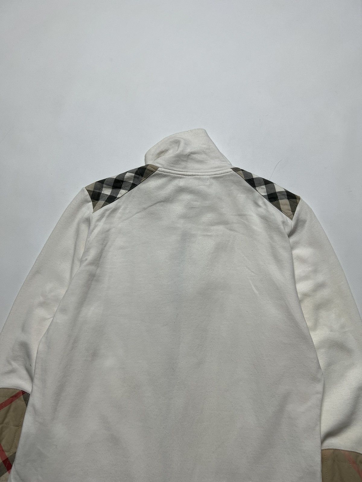 Burberry × Vintage Vintage Y2k Burberry London 🤍 Nova Check Zip Sweatshirt 00’s Size M / US 6-8 / IT 42-44 - 15 Thumbnail