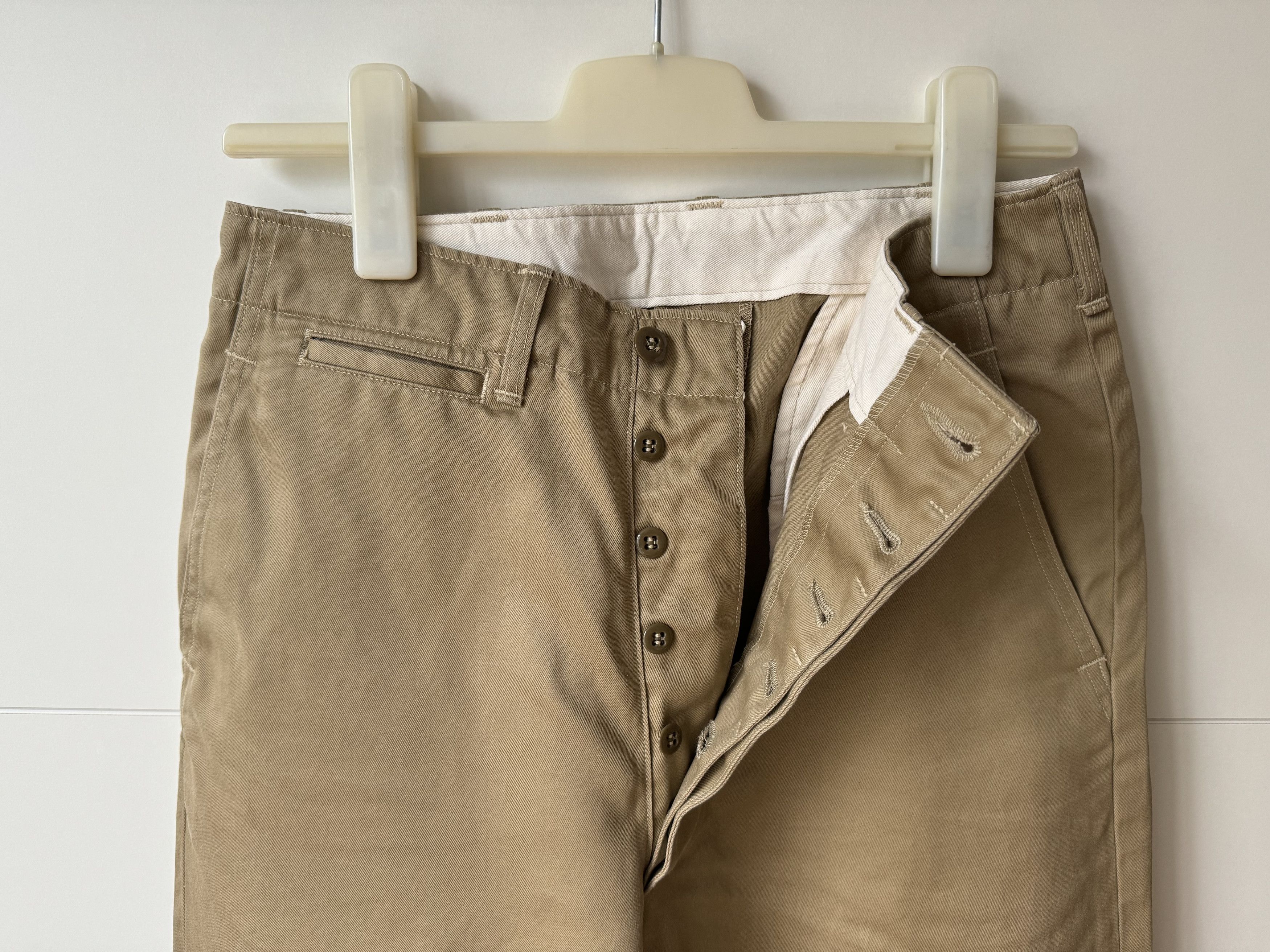 Orslow [S] Vintage Fit Army Trousers in Khaki (SS21) Size US 30 / EU 46 - 6 Thumbnail