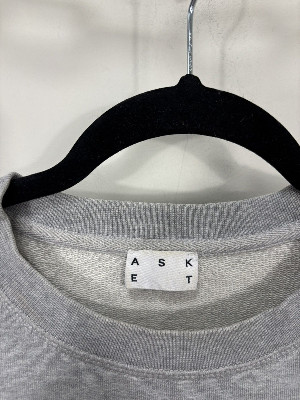 Asket Asket Men’s Gray Classic Basic Sweatshirt Pullover Size US S / EU 44-46 / 1 - 5 Thumbnail