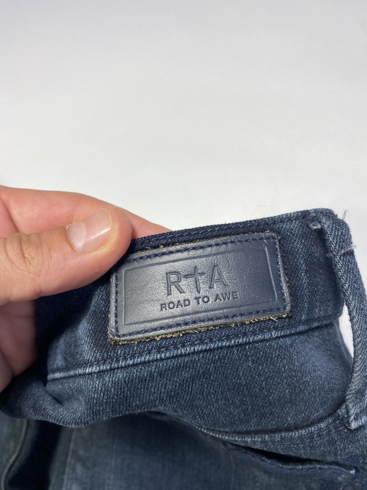 Rta Rta Small Black Spell Navy Denim Skinny Jeans Size 30 Size US 30 / EU 46 - 18 Thumbnail
