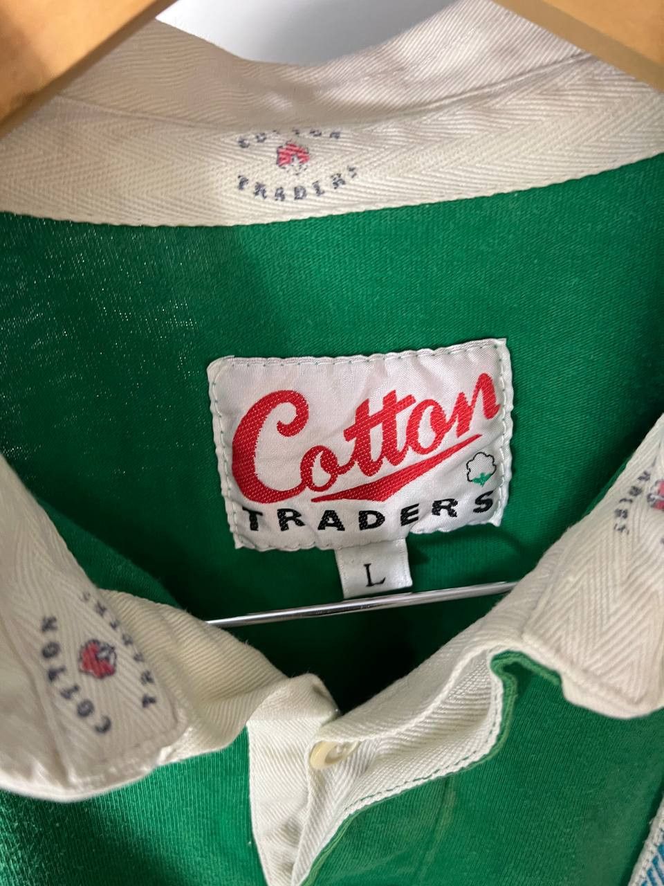 Cotton Traders VINTAGE COTTON TRADERS IRELAND WORLD CUP RUGBY JERSEY RETRO Size US L / EU 52-54 / 3 - 5 Thumbnail
