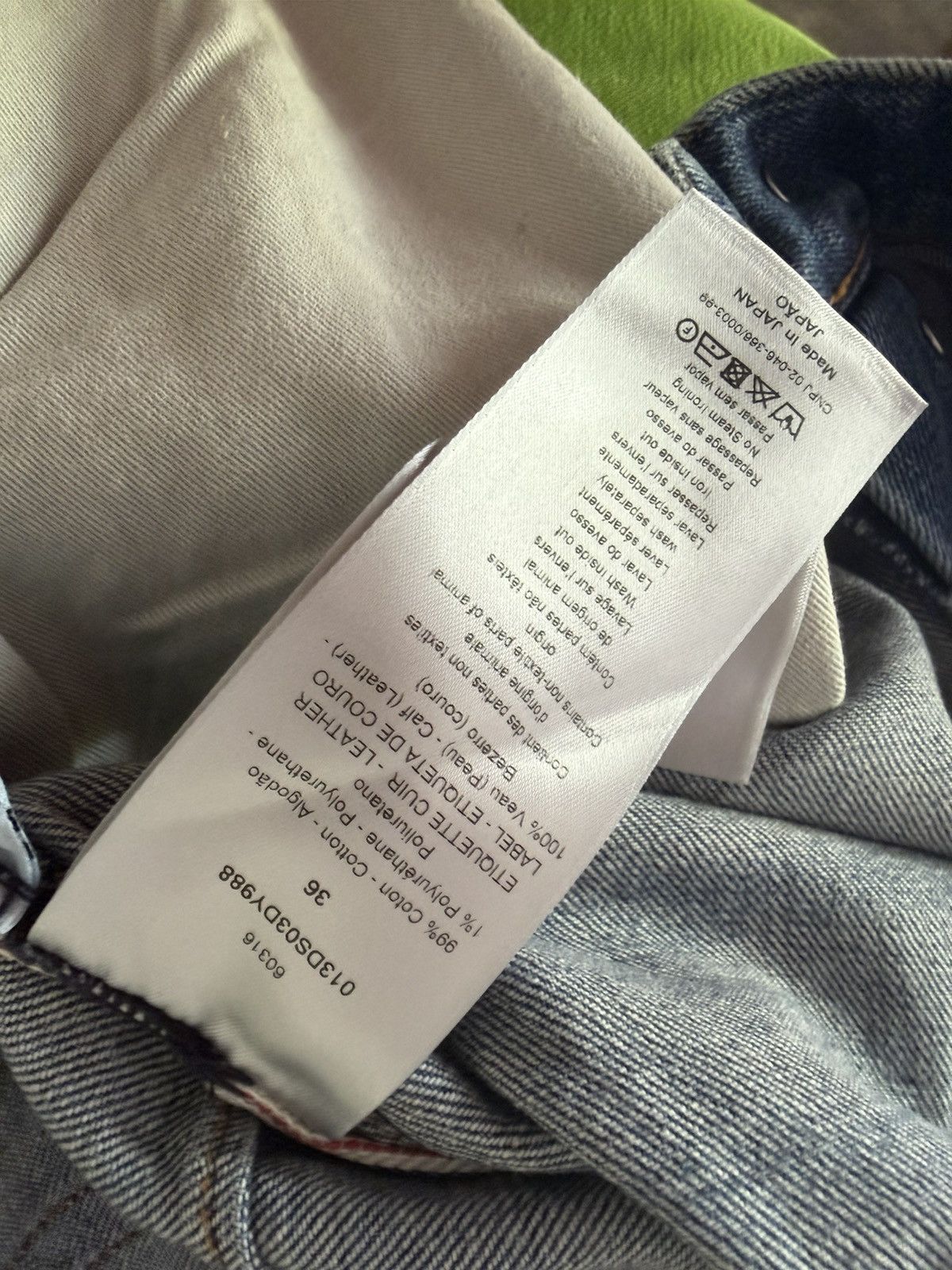 Dior × Stussy Dior × Shawn Stussy Denim Jeans – Deadstock – Made in Japan Size US 36 / EU 52 - 9 Thumbnail