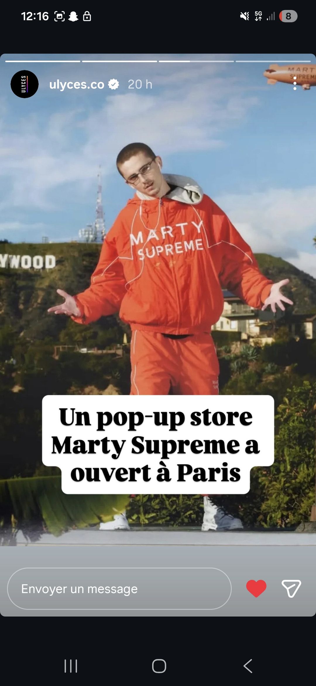A24 × Nahmias NAHMIAS X Marty Supreme A24 Classic Warm Up Orange Jacket Size US M / EU 48-50 / 2 - 5 Thumbnail