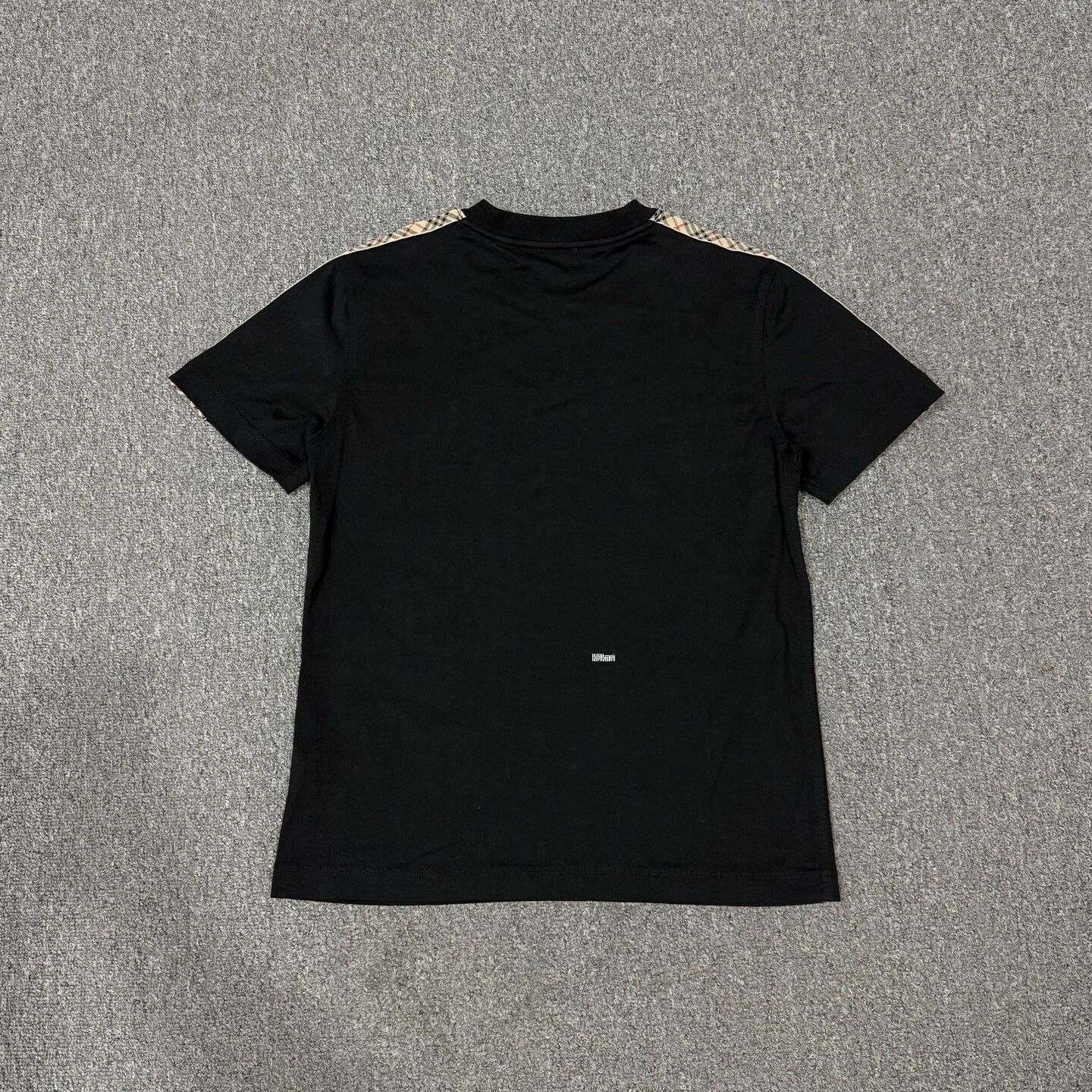 Burberry Burberry Black Check Panel Short Sleeve Size US S / EU 44-46 / 1 - 2 Thumbnail