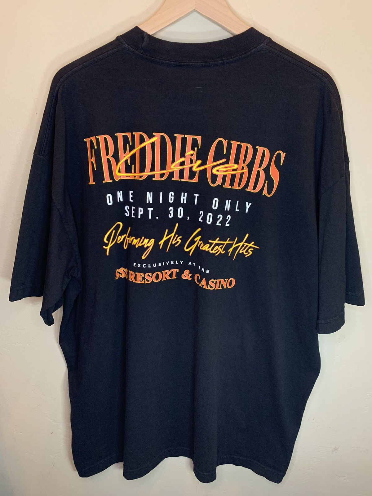 *RARE* Freddie Gibbs One Night Only Greatest Hits 2022 Shirt