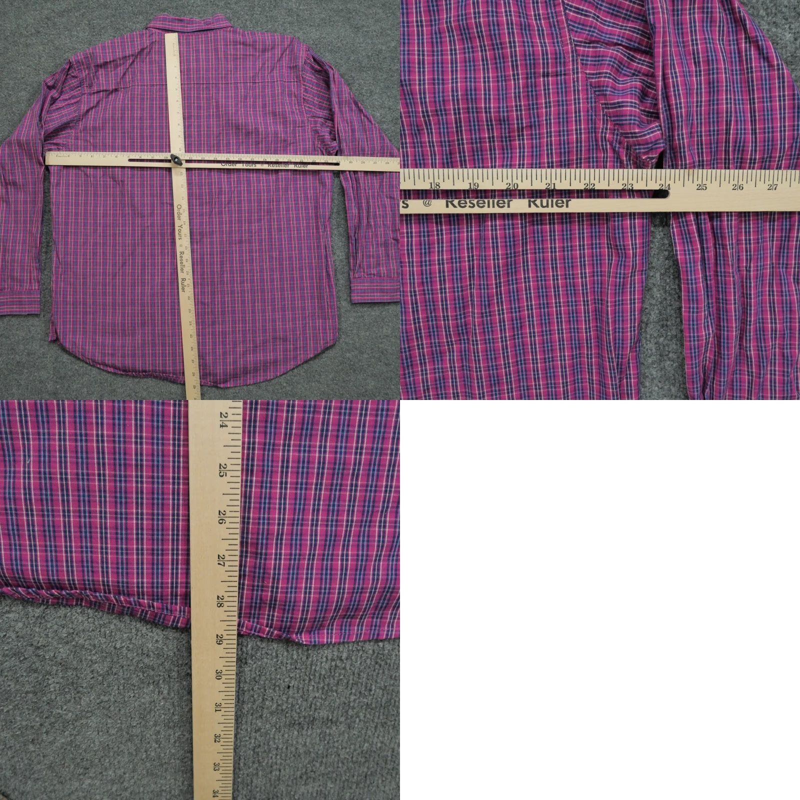 Wrangler VINTAGE Wrangler 20X Shirt Womens XL Pink Plaid Button Up Western Country Y2K Size XL / US 12-14 / IT 48-50 - 8 Thumbnail