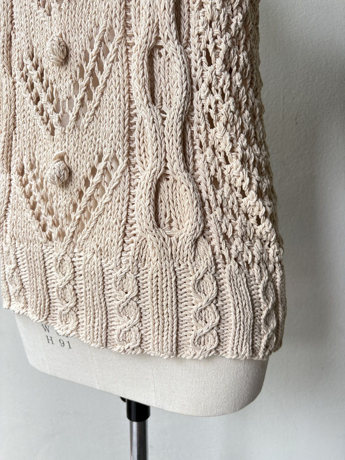 Yohji Yamamoto Yohji Yamamoto AW04 knitted blouse Size ONE SIZE - 24 Thumbnail