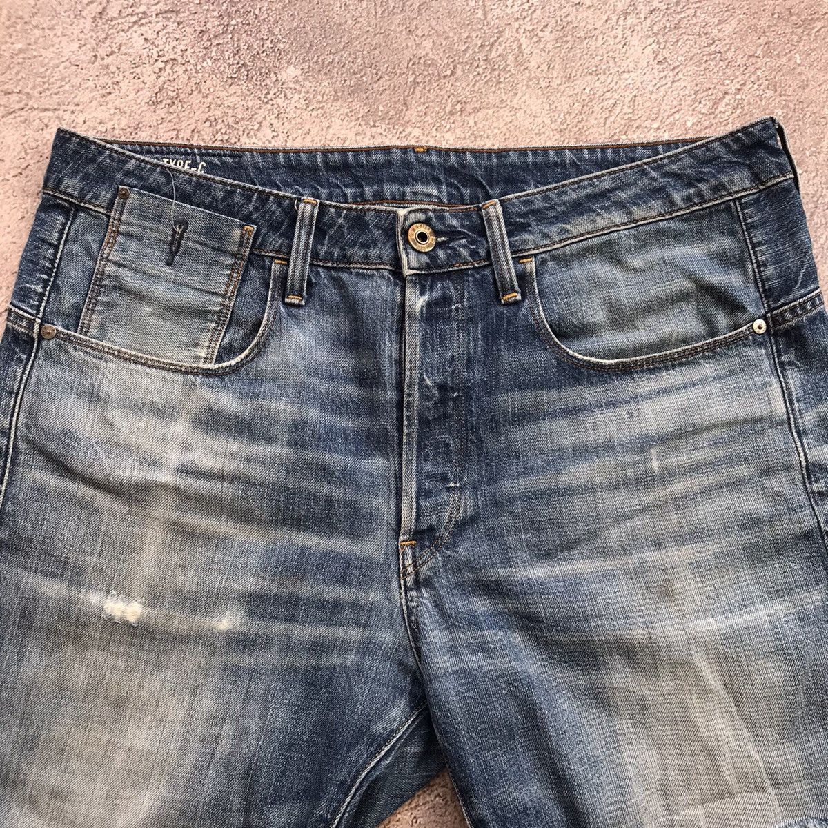 Vintage Vintage Y2K Distressed Denim Shorts Thrashed Streetwear 34 Size US 34 / EU 50 - 3 Thumbnail