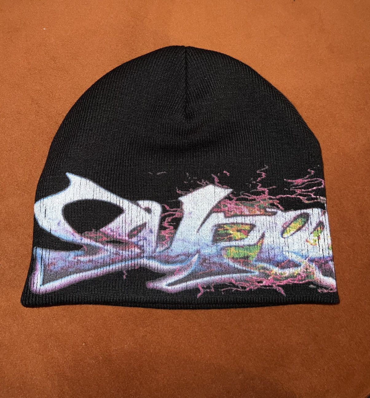 Supreme Supreme Graffiti Tag Art Dealer Beanie FW25 | Grailed