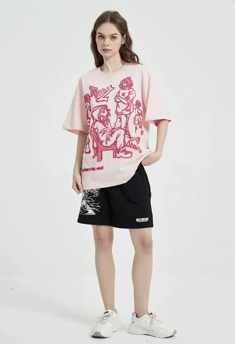 Japanese Brand × Vintage Japanese Streetwear Cotton Vintage Tshirt Size US XL / EU 56 / 4 - 5 Thumbnail