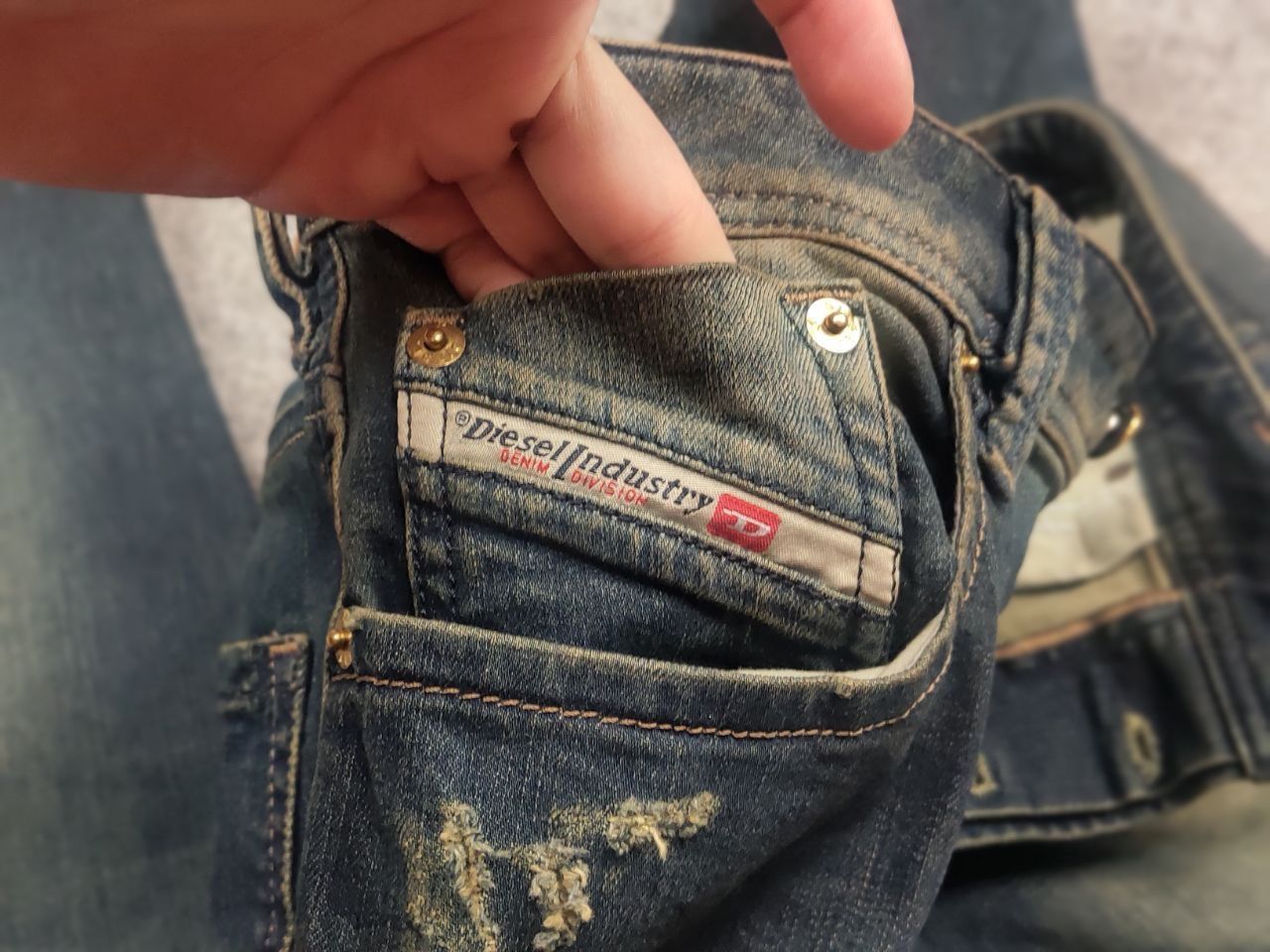 Diesel Vintage Diesel larkee Denim Jeans If Six Was Nine LGB Y2K Size US 34 / EU 50 - 16 Thumbnail