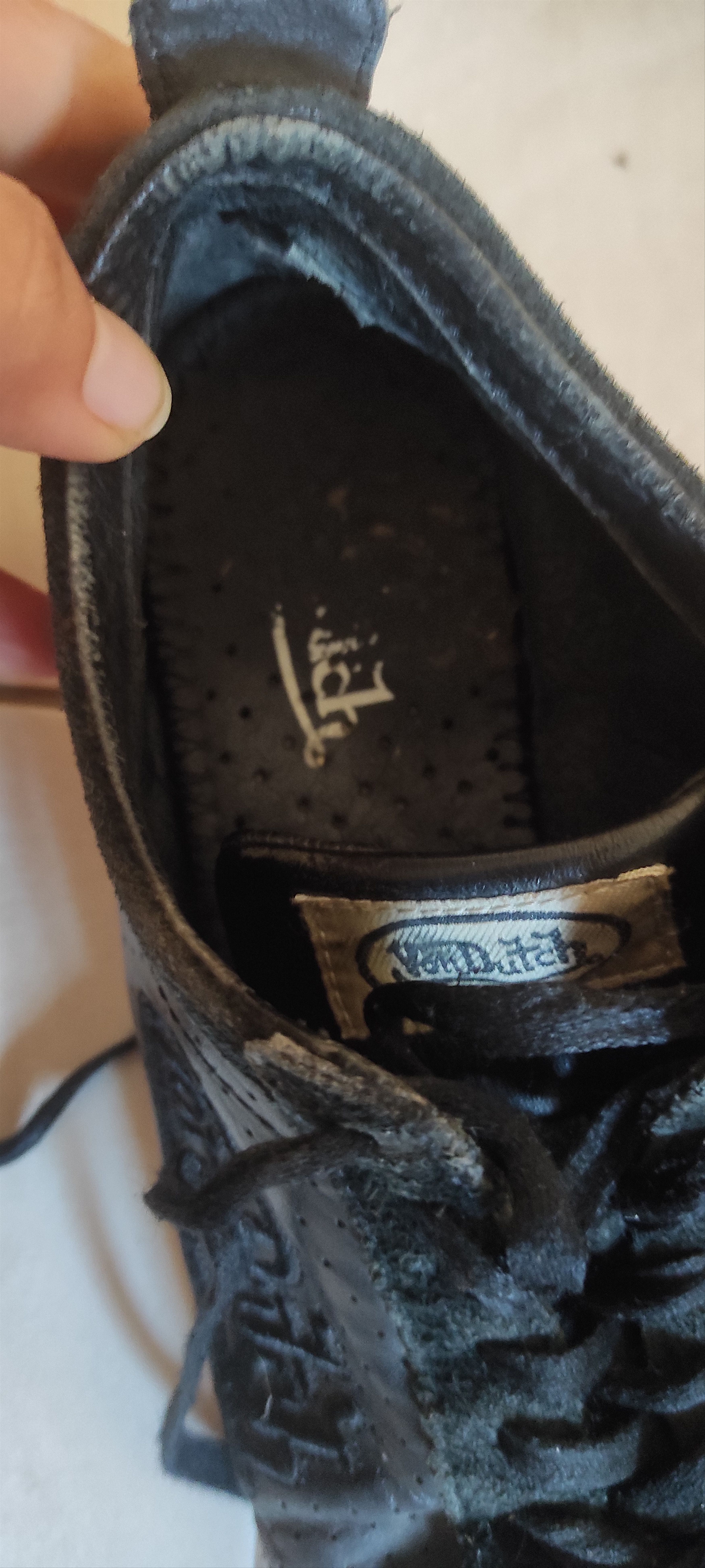 Vintage × Von Dutch Von Dutch Leather Sneakers Suede Flying Emboidered Eyeball Size US 8 / EU 41 - 17 Thumbnail