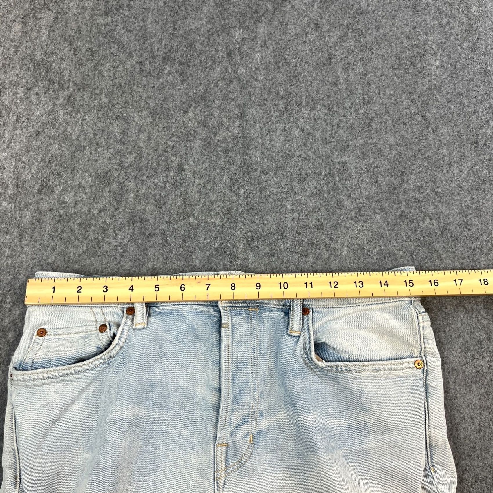 Allsaints AllSaints Jeans Slim Tapered Drop Crotch 30 28 Light Blue Stretch DEAN Mens Jeans Size US 30 / EU 46 - 6 Thumbnail