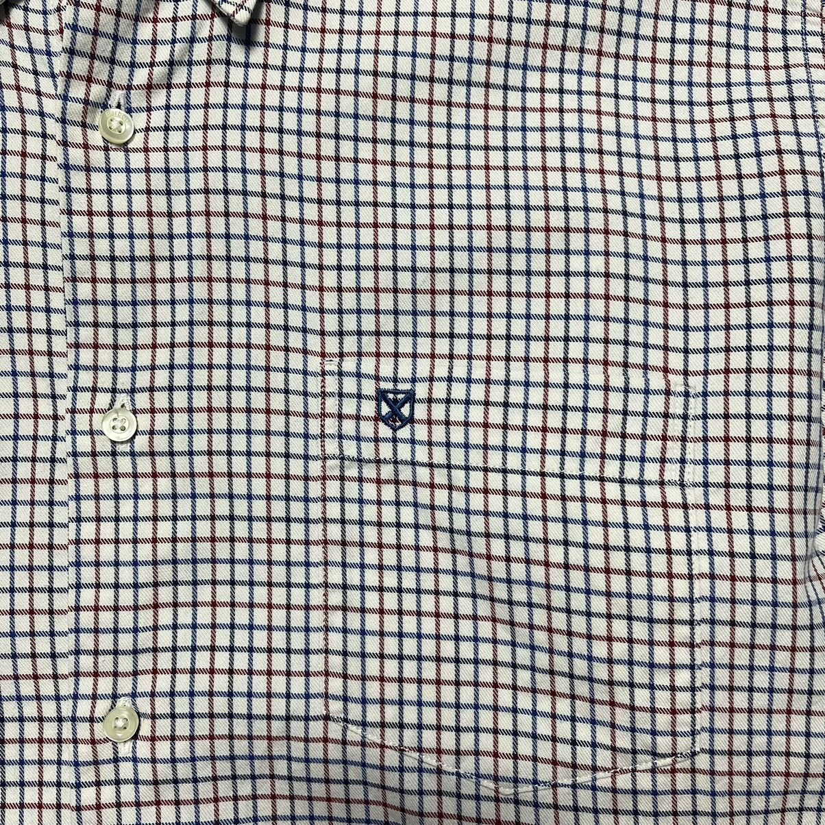 Barbour × Designer Vintage Barbour Checkered Flannel Shirt Luxury Button Down Size US M / EU 48-50 / 2 - 2 Thumbnail