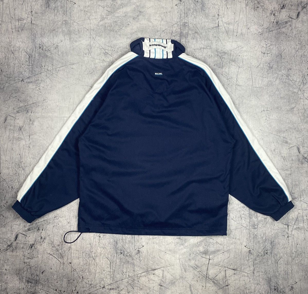 Le Coq Sportif Le Coq Sportif Manchester City MCFC Half Zip Jacket Vintage Size US L / EU 52-54 / 3 - 13 Thumbnail
