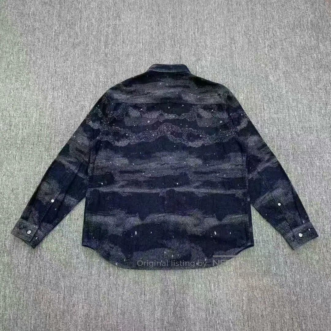 Dior dior starry ink denim shirt jacket. Size US M / EU 48-50 / 2 - 2 Thumbnail
