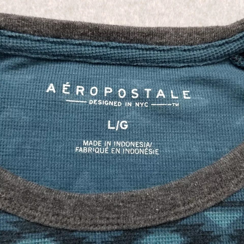 Aeropostale Aeropostale Sweater Mens Large Blue Long Sleeve Pullover Size US L / EU 52-54 / 3 - 6 Thumbnail