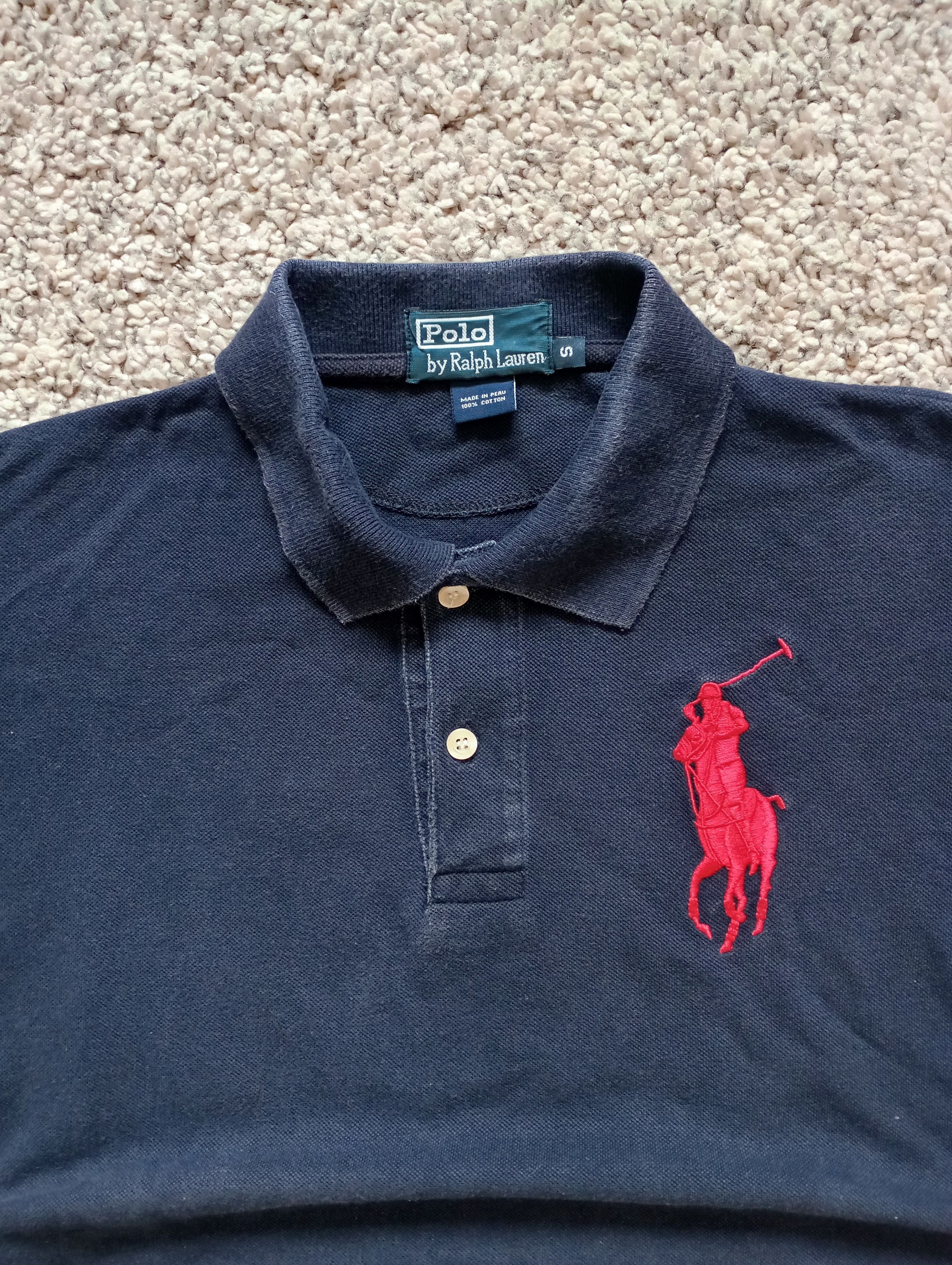 Polo Ralph Lauren × Vintage Vintage Polo Ralph Lauren Big Pony Polo Tshirt S Size US M / EU 48-50 / 2 - 5 Thumbnail