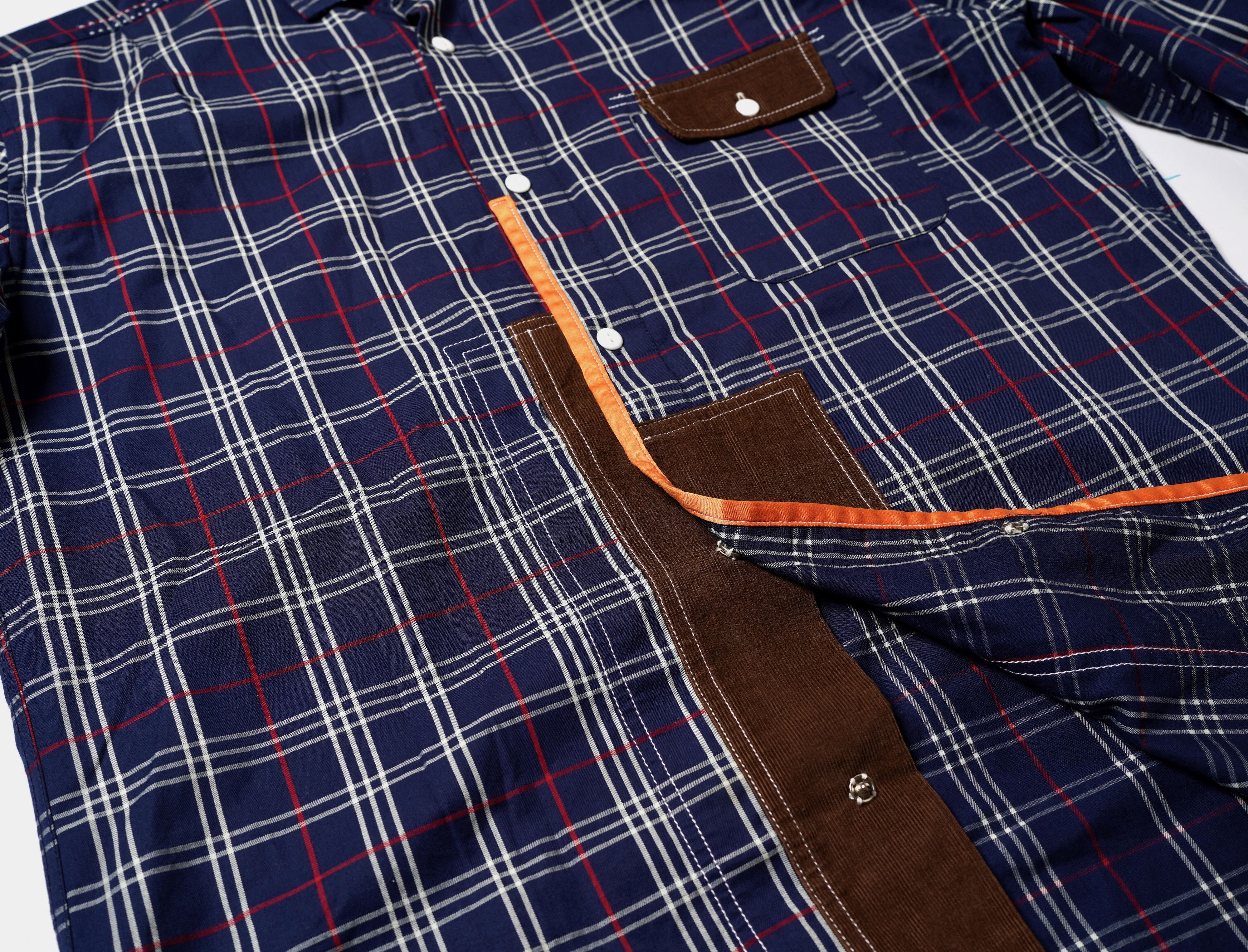Junya Watanabe Patchwork shirt – Junya + Comme des Garcons Size US M / EU 48-50 / 2 - 3 Thumbnail