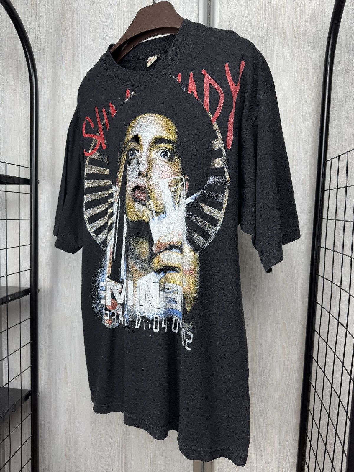Eminem VNTG Eminem Clockwork Orange 2002 Slim Shady Distressed Tee Size US XXL / EU 58 / 5 - 5 Thumbnail