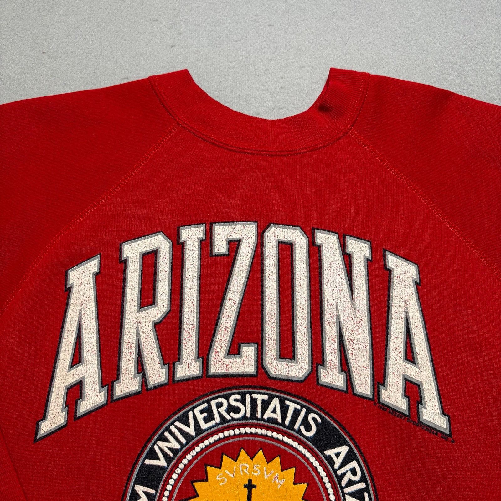 Vintage Vintage Arizona Wildcats Crewneck Sweatshirt XL Red USA Made Size US XL / EU 56 / 4 - 2 Thumbnail