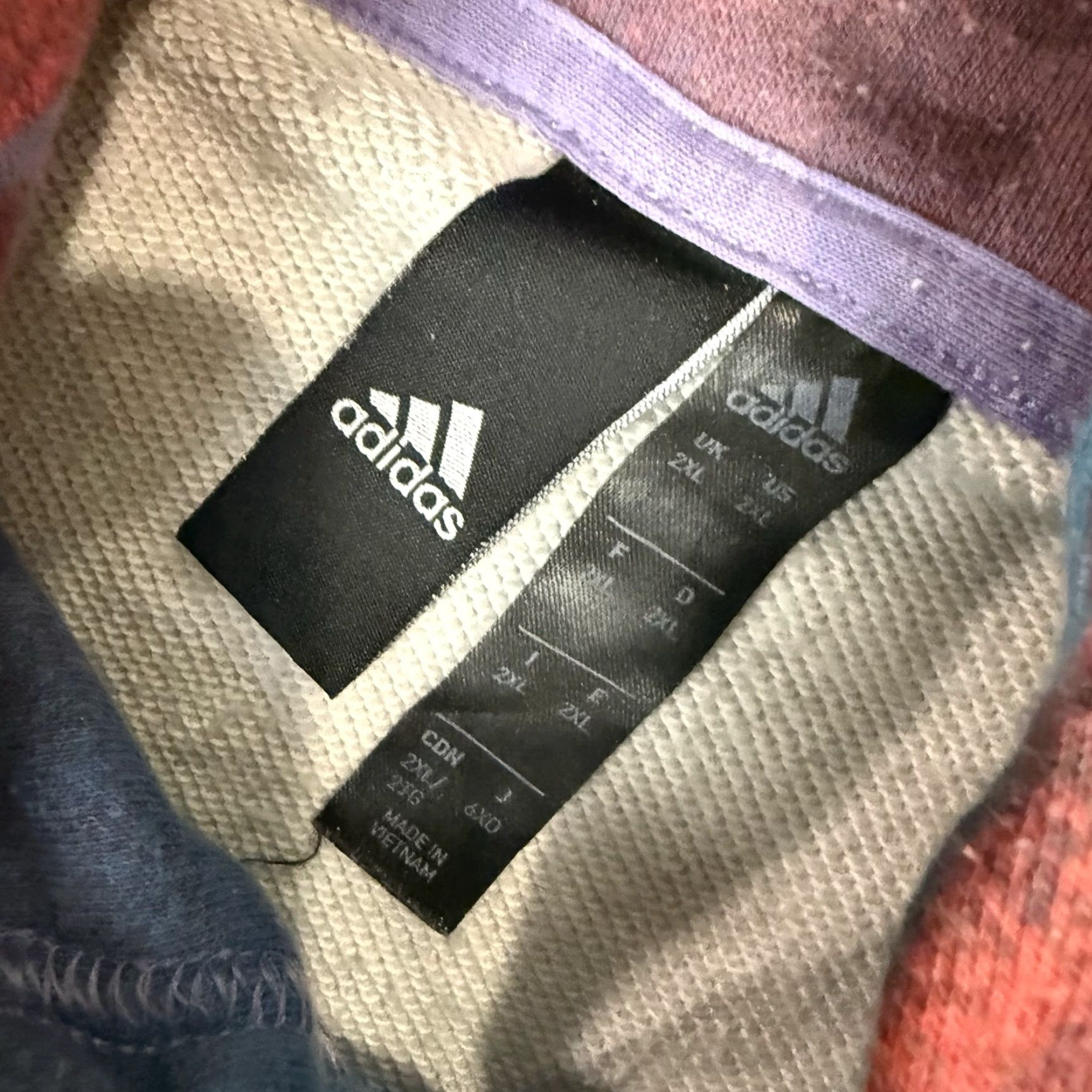 Adidas Adidas Sweatshirt Mens XXL Blue Mood French Terry Pullover Hoodie Emoji Casual Sweatshirt Size US XXL / EU 58 / 5 - 5 Thumbnail