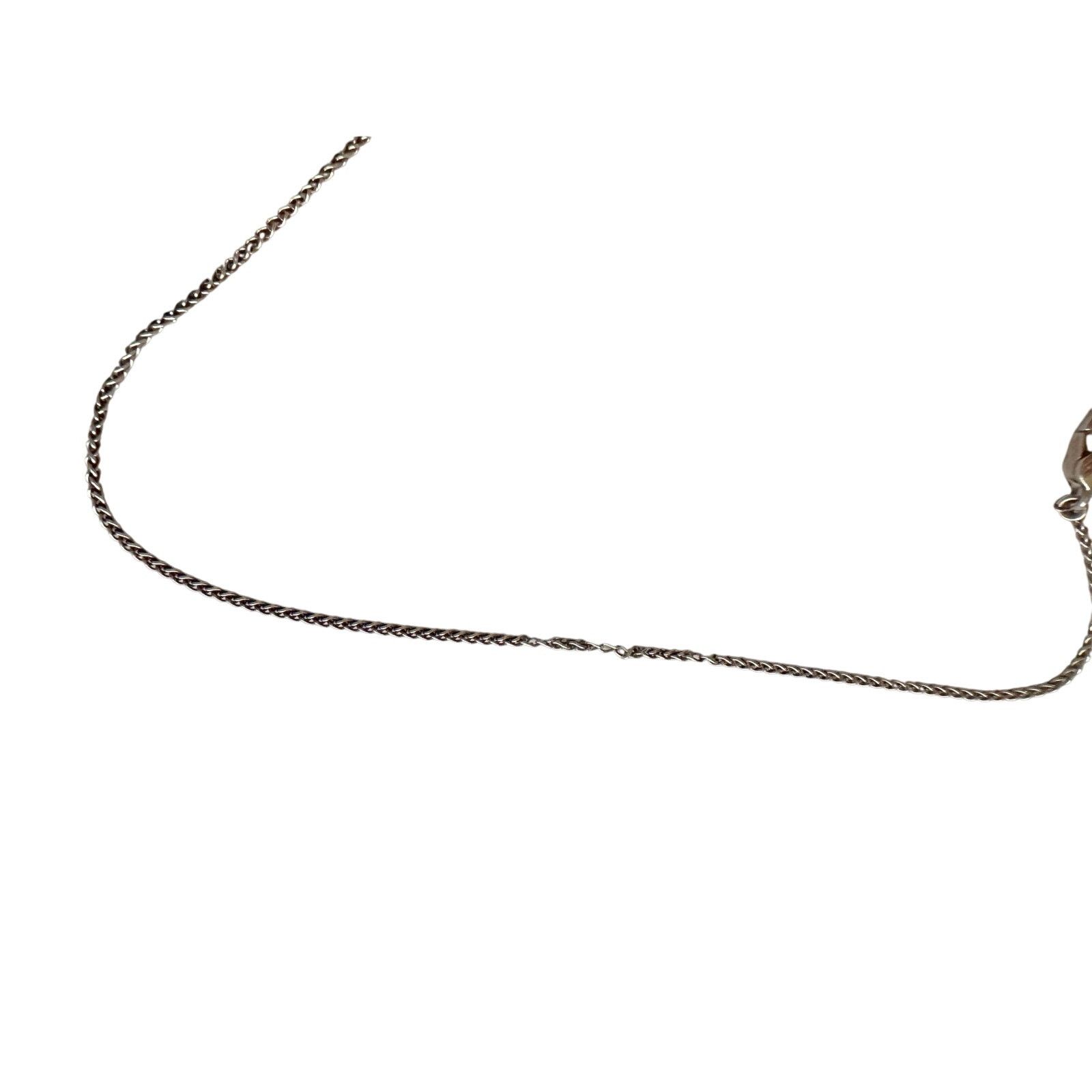Gucci Gucci Silver G Interlocking Heart Bamboo Necklace Size ONE SIZE - 16 Thumbnail