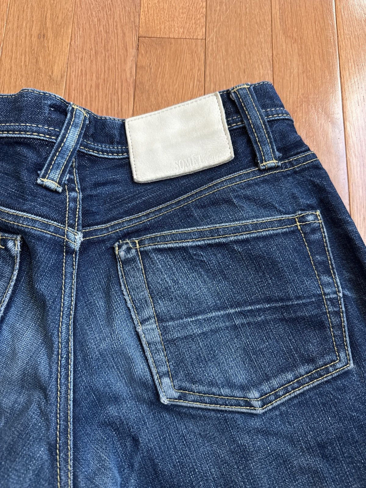 SOMET Raw Japanese Denim Jeans Size US 26 / EU 42 - 12 Thumbnail