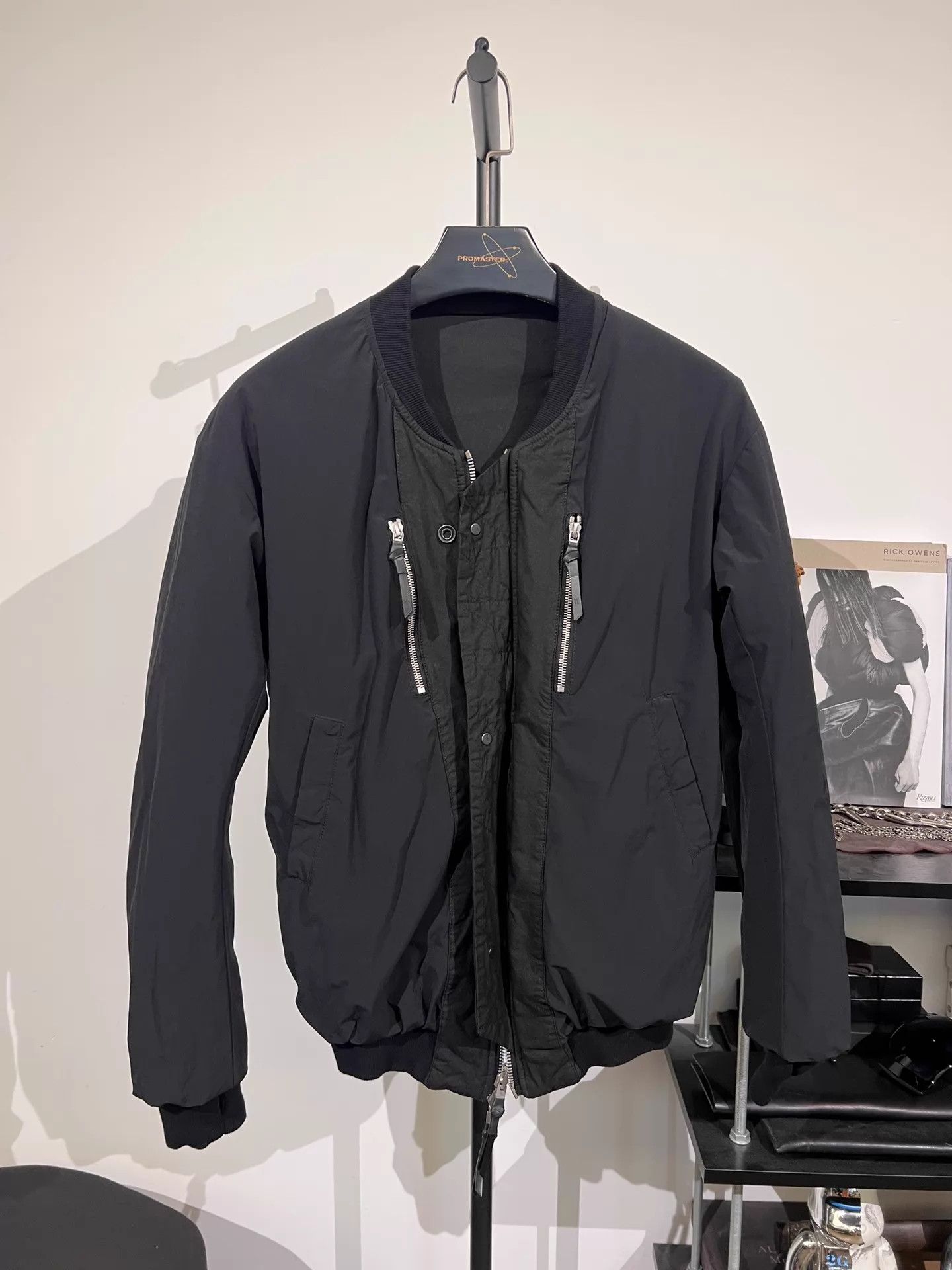 Boris Bidjan Saberi 11by bbs 2-tone Ma-1 padded flight jacket S Size US S / EU 44-46 / 1 - 2 Thumbnail
