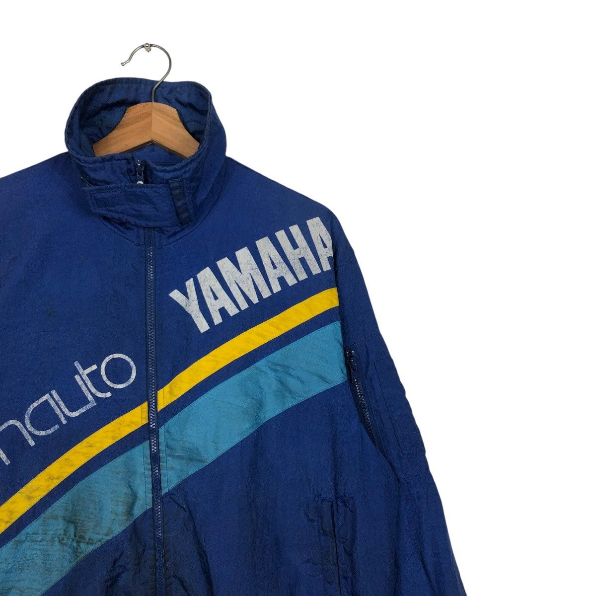 Vintage 🔥VINTAGE BOMBER JACKET RACING SONAUTO YAMAHA BIG LOGO Size US M / EU 48-50 / 2 - 8 Thumbnail