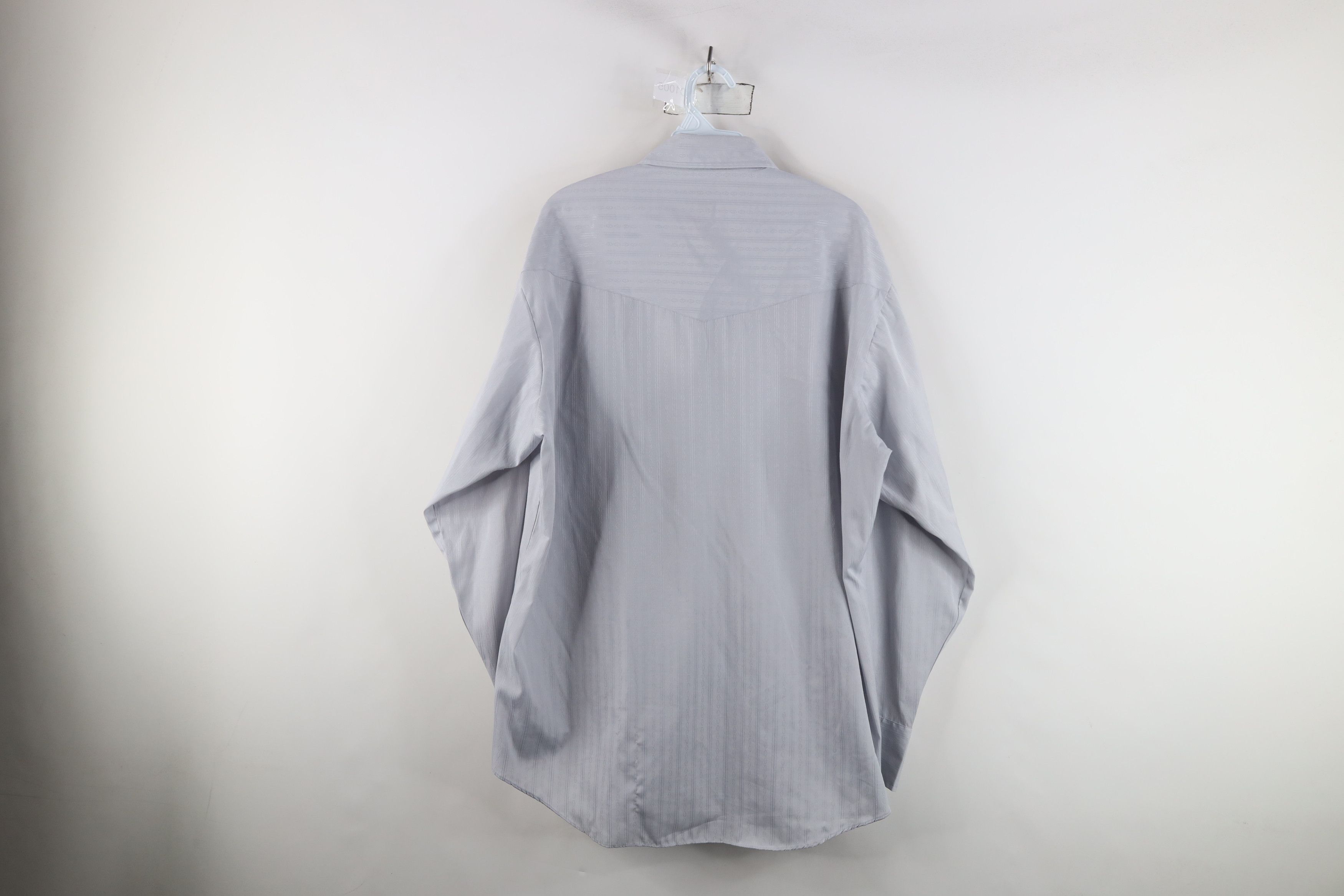 Vintage Vintage 90s Rockabilly Western Cowboy Button Shirt Gray Size US M / EU 48-50 / 2 - 13 Thumbnail
