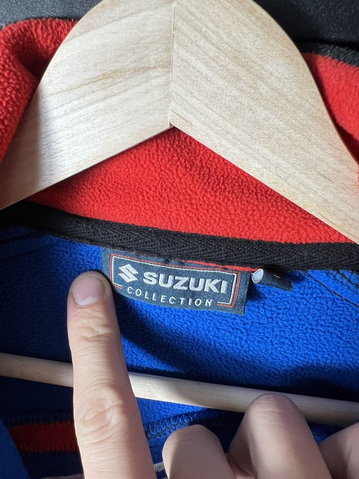 NASCAR Vintage Suzuki Racing Team Fleece Jacket Clinton Enterprises Size US S / EU 44-46 / 1 - 6 Thumbnail