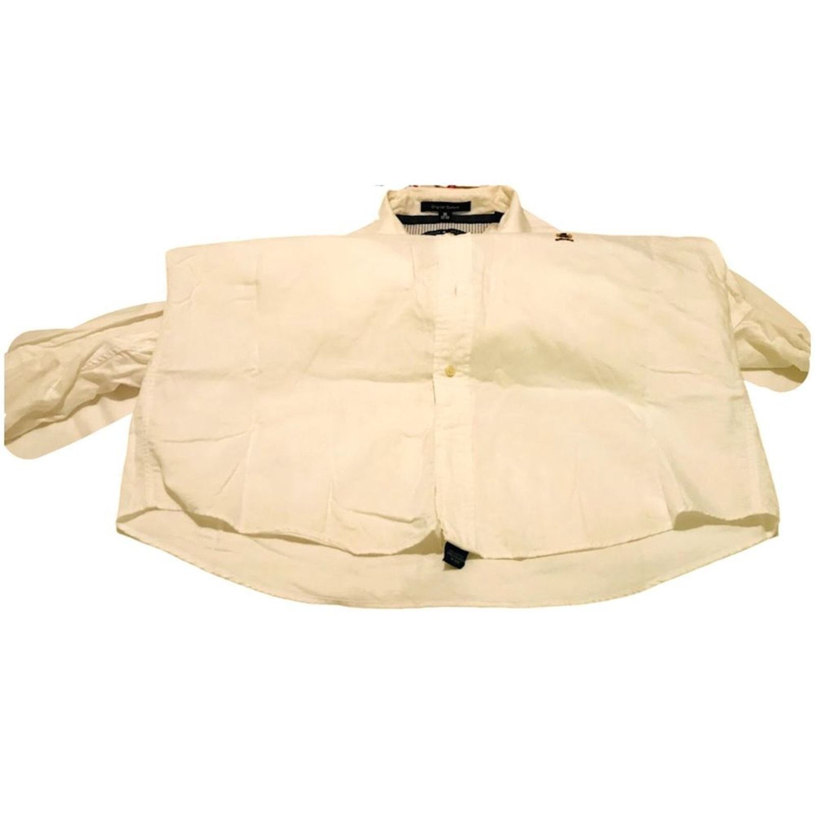 The Unbranded Brand Vintage Tommy Hilfiger Original Oxford Men`s Shirt White L Size US L / EU 52-54 / 3 - 2 Thumbnail