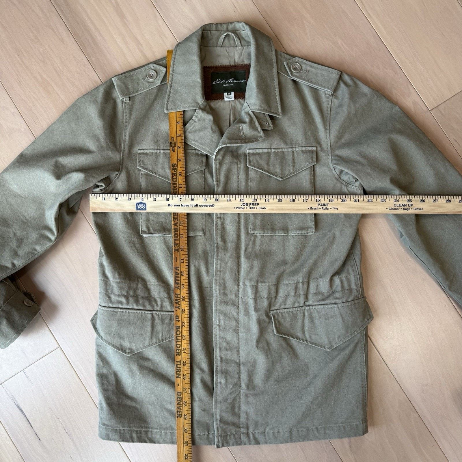Eddie Bauer Eddie Bauer Explorer Field Coat M Khaki Full Zip Hunting Size US M / EU 48-50 / 2 - 3 Thumbnail