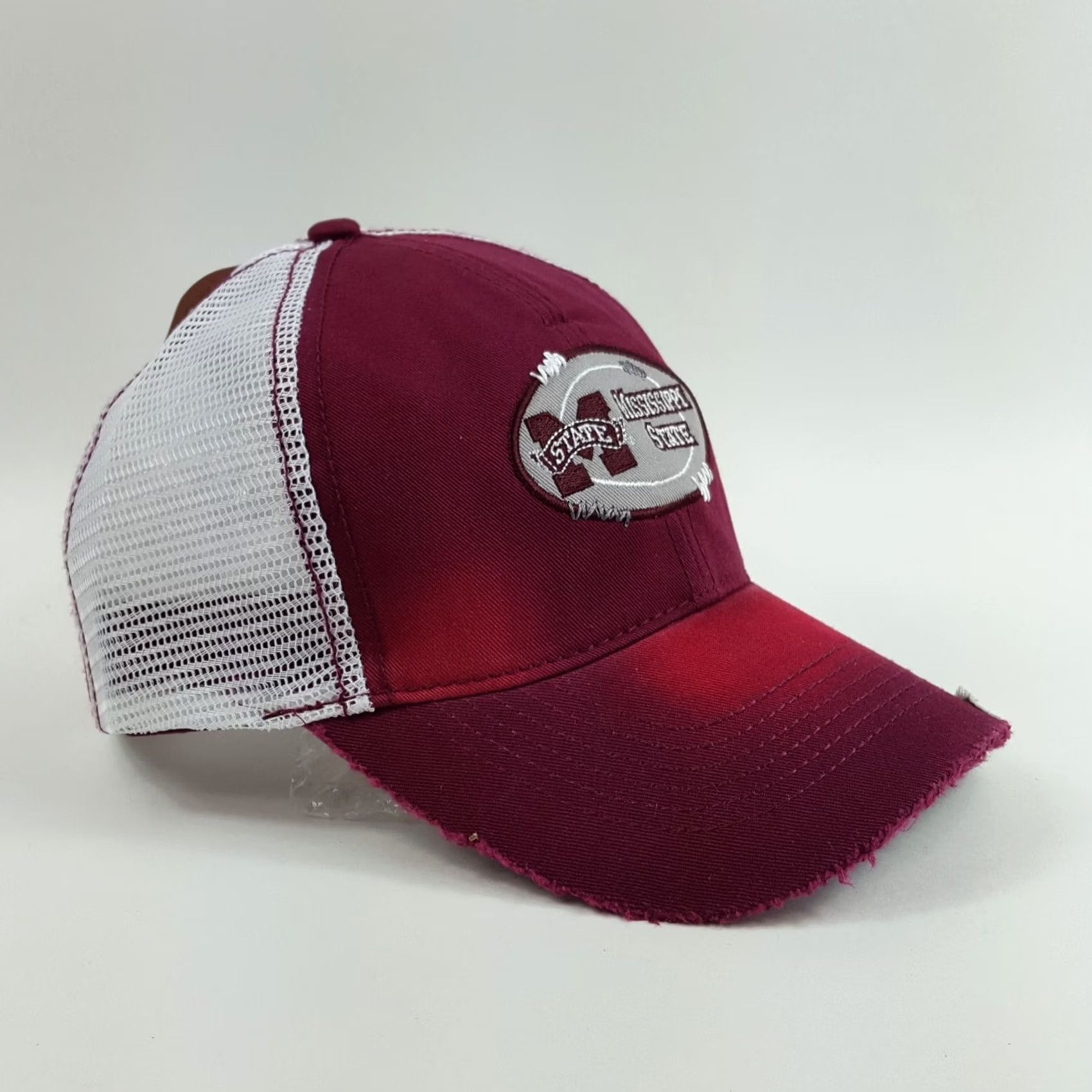 Russell Athletic Mississippi State Bulldogs Hat NCAA Baseball Cap Adjustable Red Vintage Russell Athletic Size ONE SIZE - 3 Thumbnail
