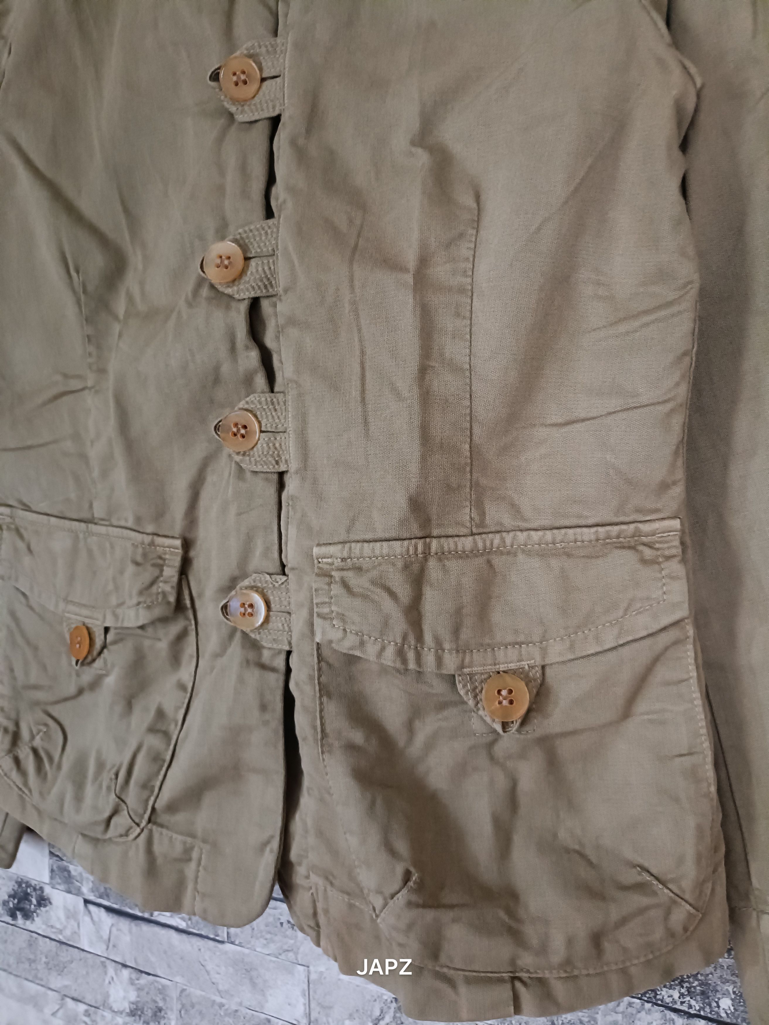 Issey Miyake Vintage a net Pall'as palace by Issey military style jacket Size US S / EU 44-46 / 1 - 2 Thumbnail