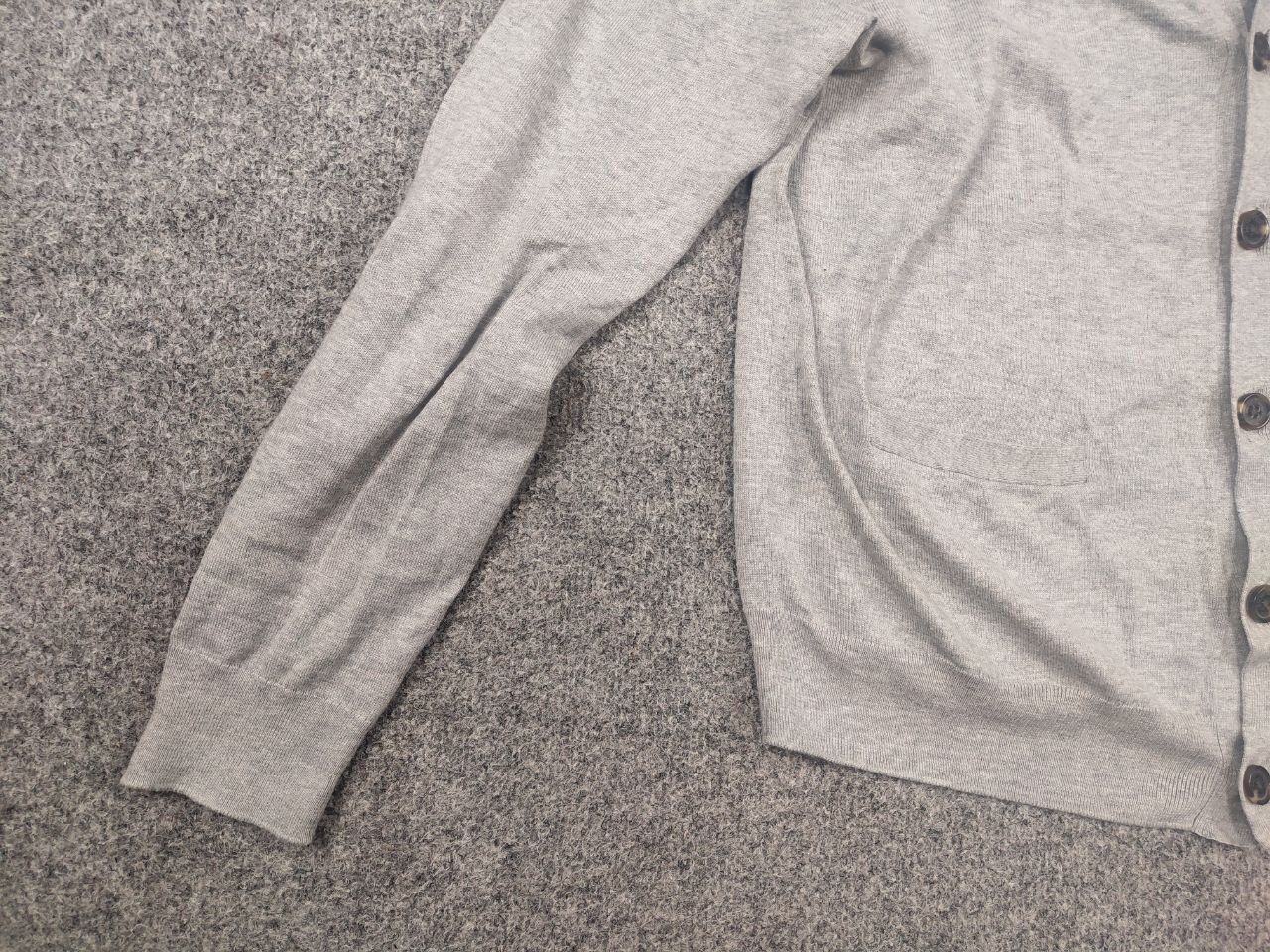 Polo Ralph Lauren Polo Ralph Lauren cotton Light Gray cardigan Sweater Vintage Size US M / EU 48-50 / 2 - 11 Thumbnail