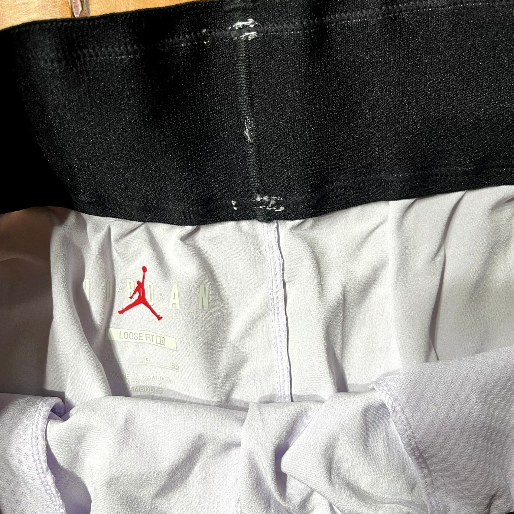 Jordan Brand Air Jordan Women's Shorts DQ4455 Athletic Drawstring Basketball Loose fit XL Purple Size 24" / US 00 / IT 34 - 2 Thumbnail