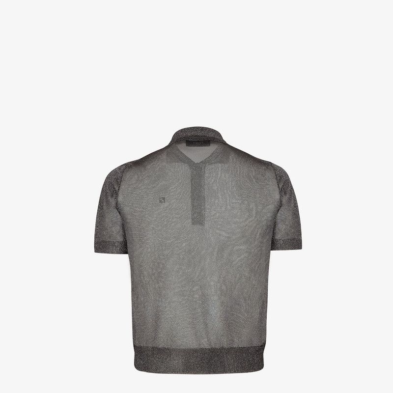 Fendi o1B3y1r0526 Polo Shirt in Gray Size US M / EU 48-50 / 2 - 2 Thumbnail