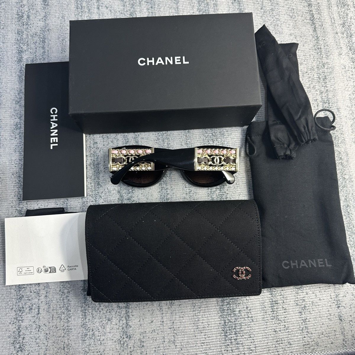 Chanel CHANEL 0CH5536Q C622S5 SUNGLASSES Size ONE SIZE - 3 Thumbnail