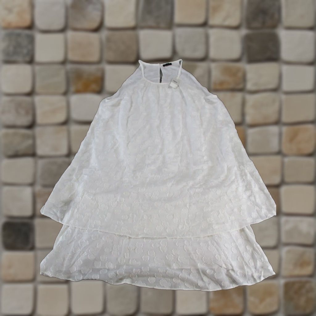 Ann Taylor Dress Womens 12 White New