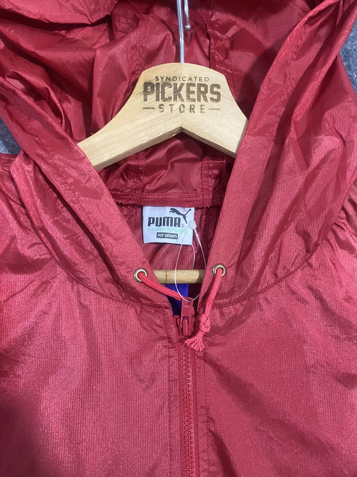 Puma × Vintage Vintage Puma Raincoats BigSize Pullover Size US XXL / EU 58 / 5 - 6 Thumbnail