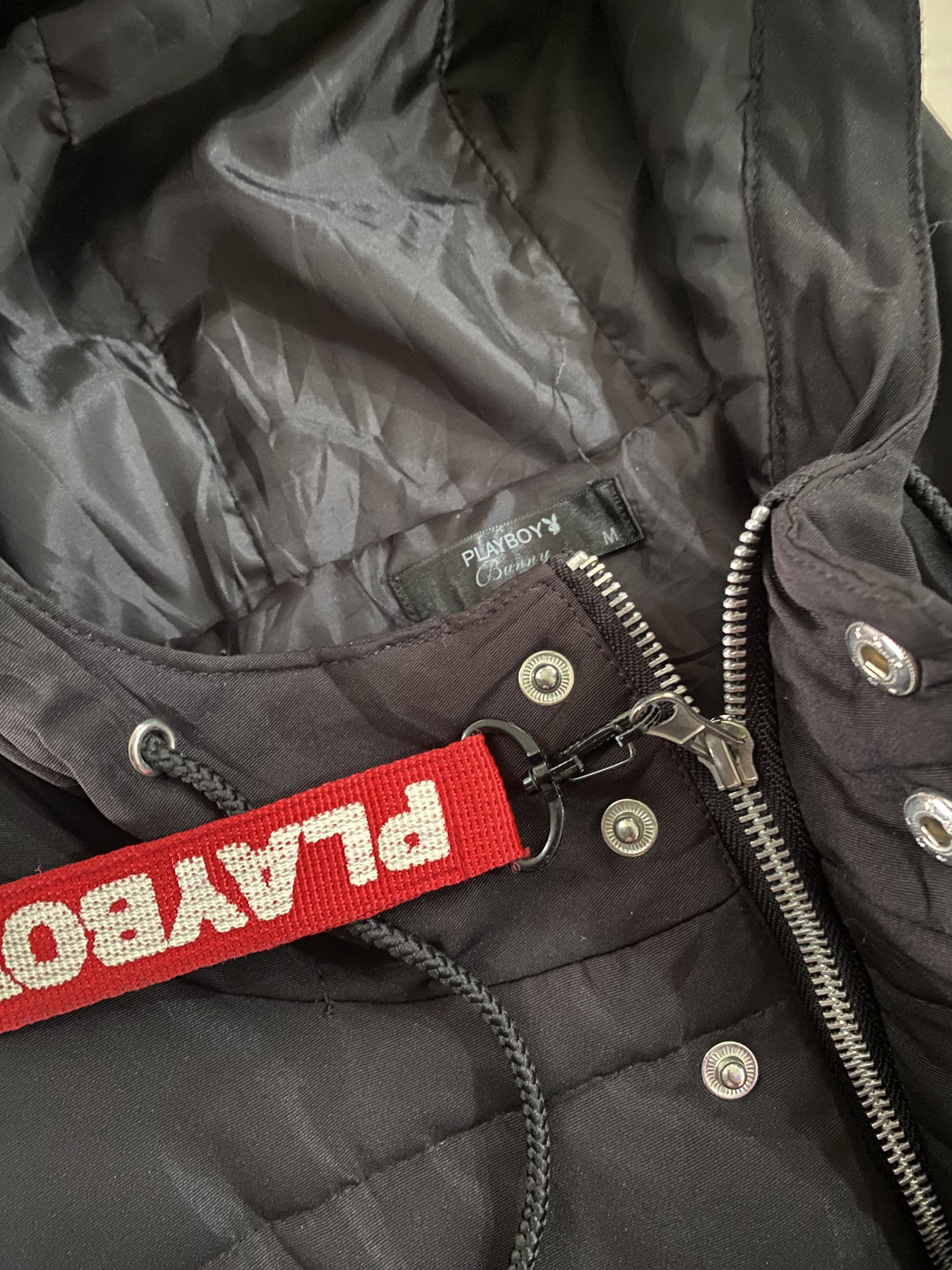 Playboy Vintage Playboy Bunny Puffer Jacket Size M / US 6-8 / IT 42-44 - 3 Thumbnail