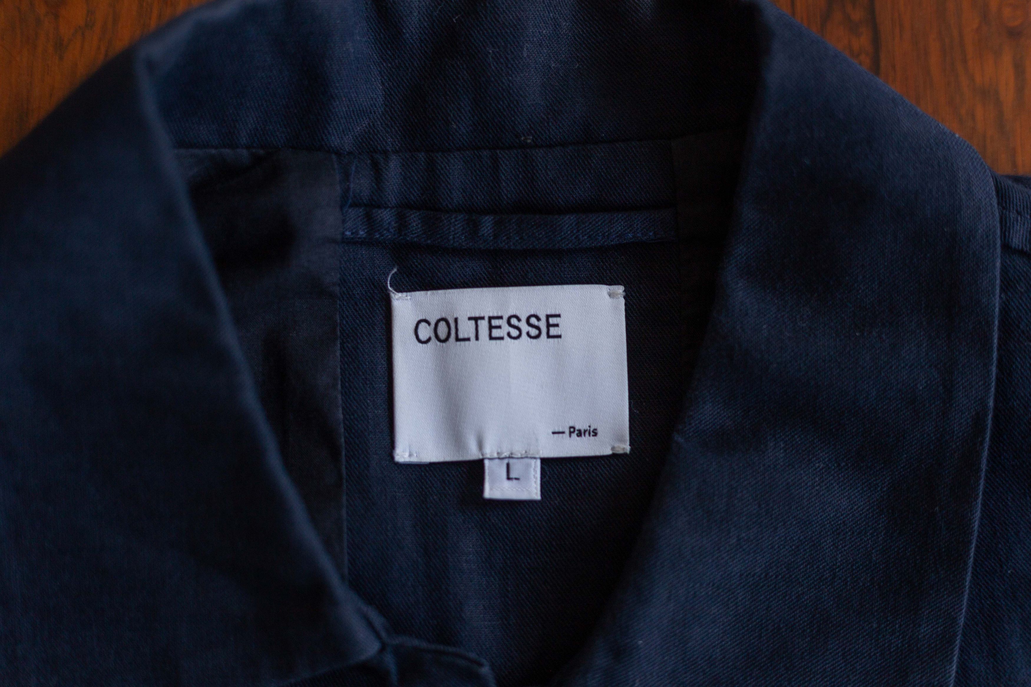 Other COLTESSE Navy Blue Cotton Utility Overshirt Jacket Size US L / EU 52-54 / 3 - 3 Thumbnail