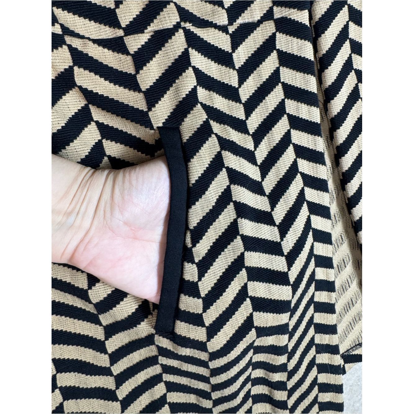 Chicos Chico's Chevron Open Front Cardigan Size 3 US XL Size XL / US 12-14 / IT 48-50 - 8 Thumbnail